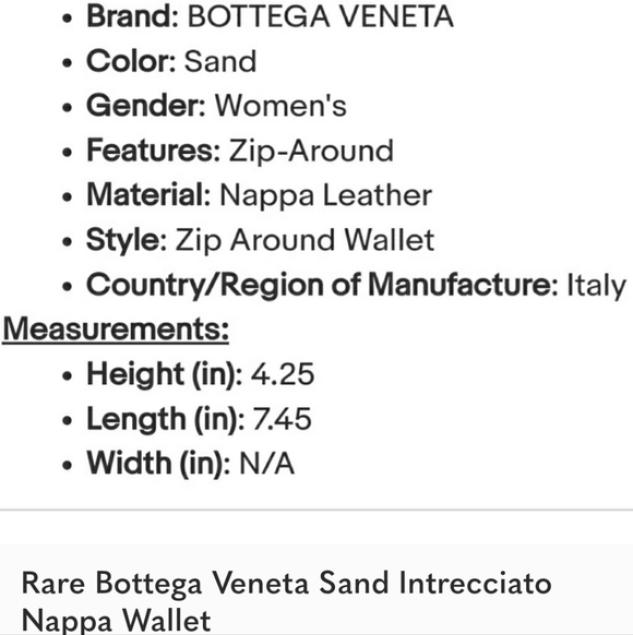 Bottega Veneta Intrecciato Nappa Wallet LIKE NEW. Christmas SALE!! - Picture 7 of 7